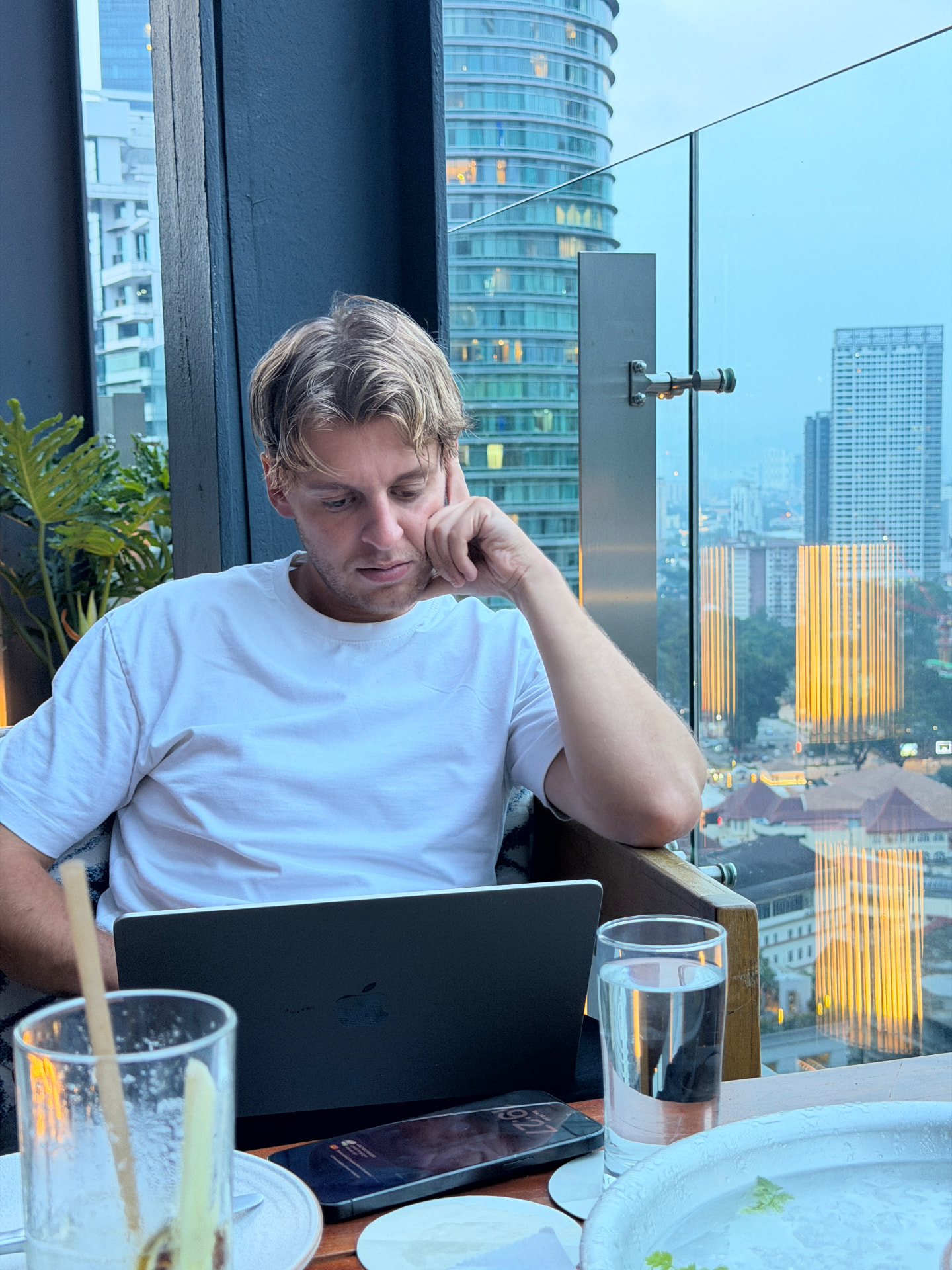 Ryan Trevis, founder of Stradvert, ready to explain street interview ads