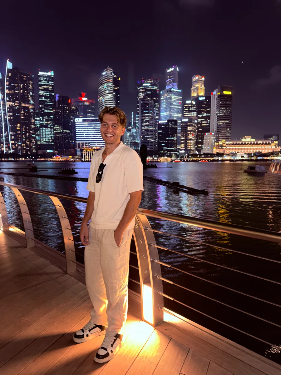 Ryan Trevis, founder of Stradvert, travelling for work